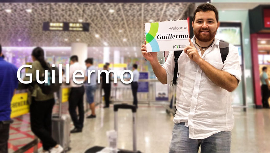 Guillermo from Columbia arrived in Shenzhen and is going to have his one year Au program in China!